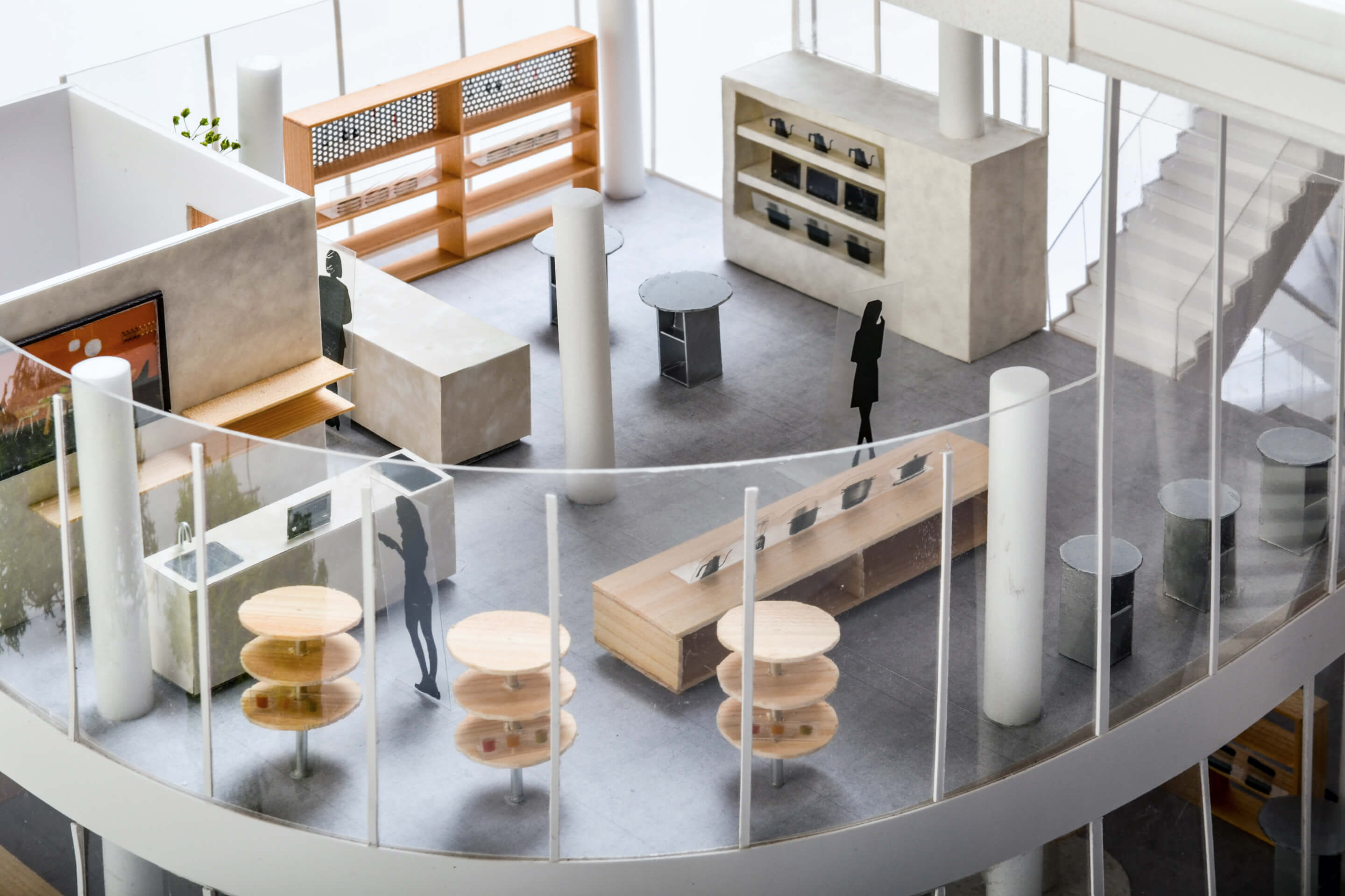 DECO｜1年次｜Element 5｜商空間「カウンターのある小さな飲食店舗」