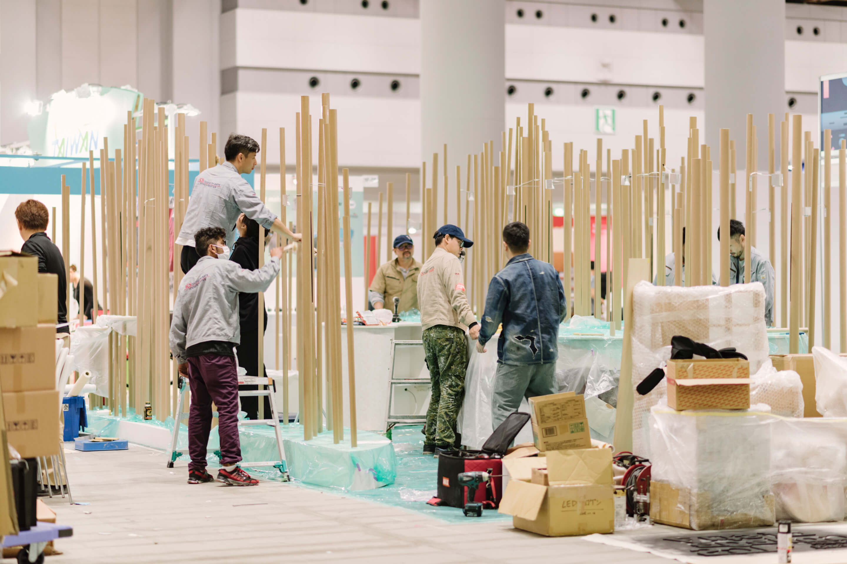 IMT｜1年次｜Element 4｜展示空間「『IFFT / インテリア ライフスタイル リビング』　ICS展示ブース出展計画」