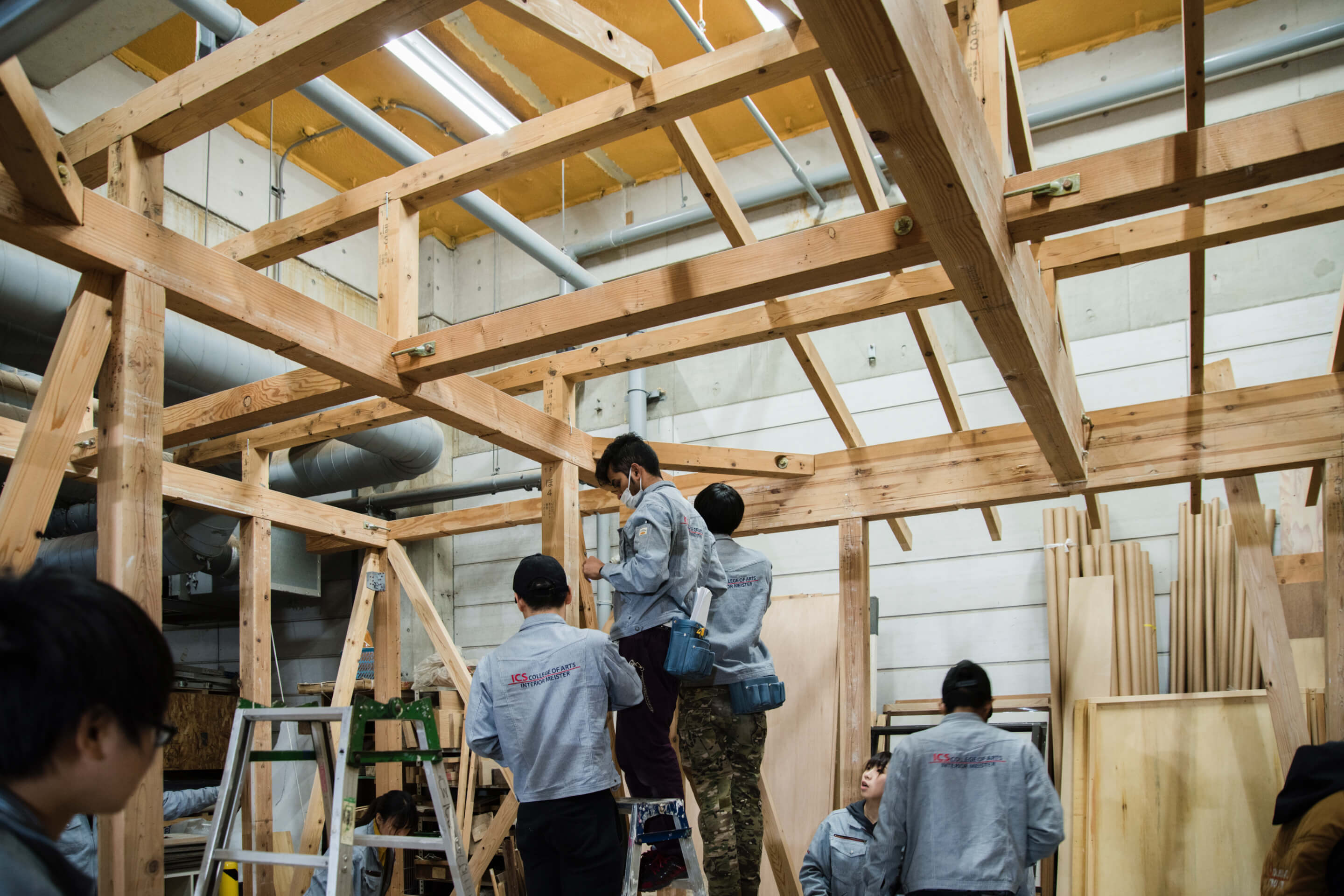 IMT｜1年次｜Element 6｜小屋製作「小屋製作」