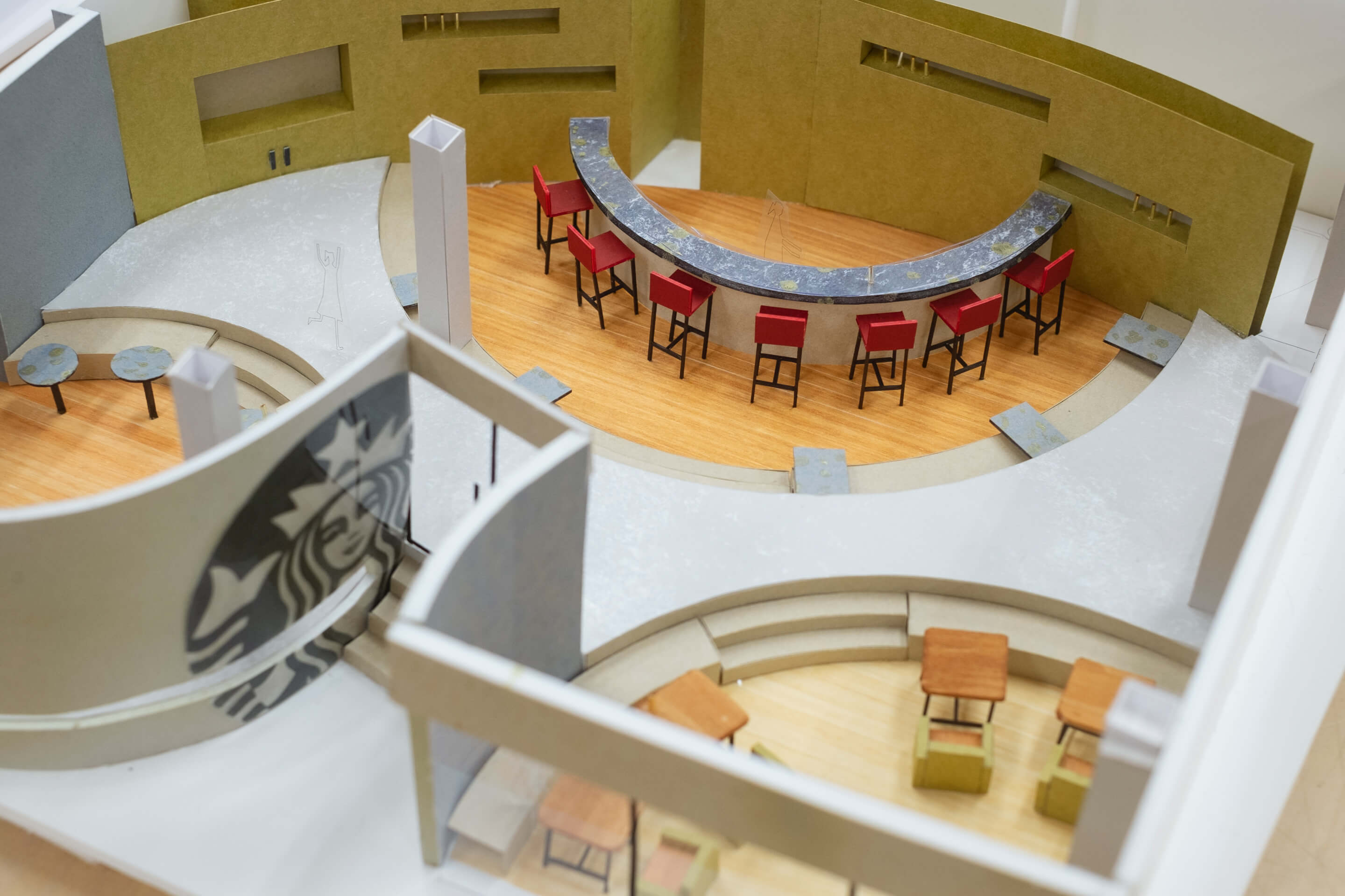 INT｜2年次｜Element 2｜商空間「人とともにあるカフェ／STARBUCKS」