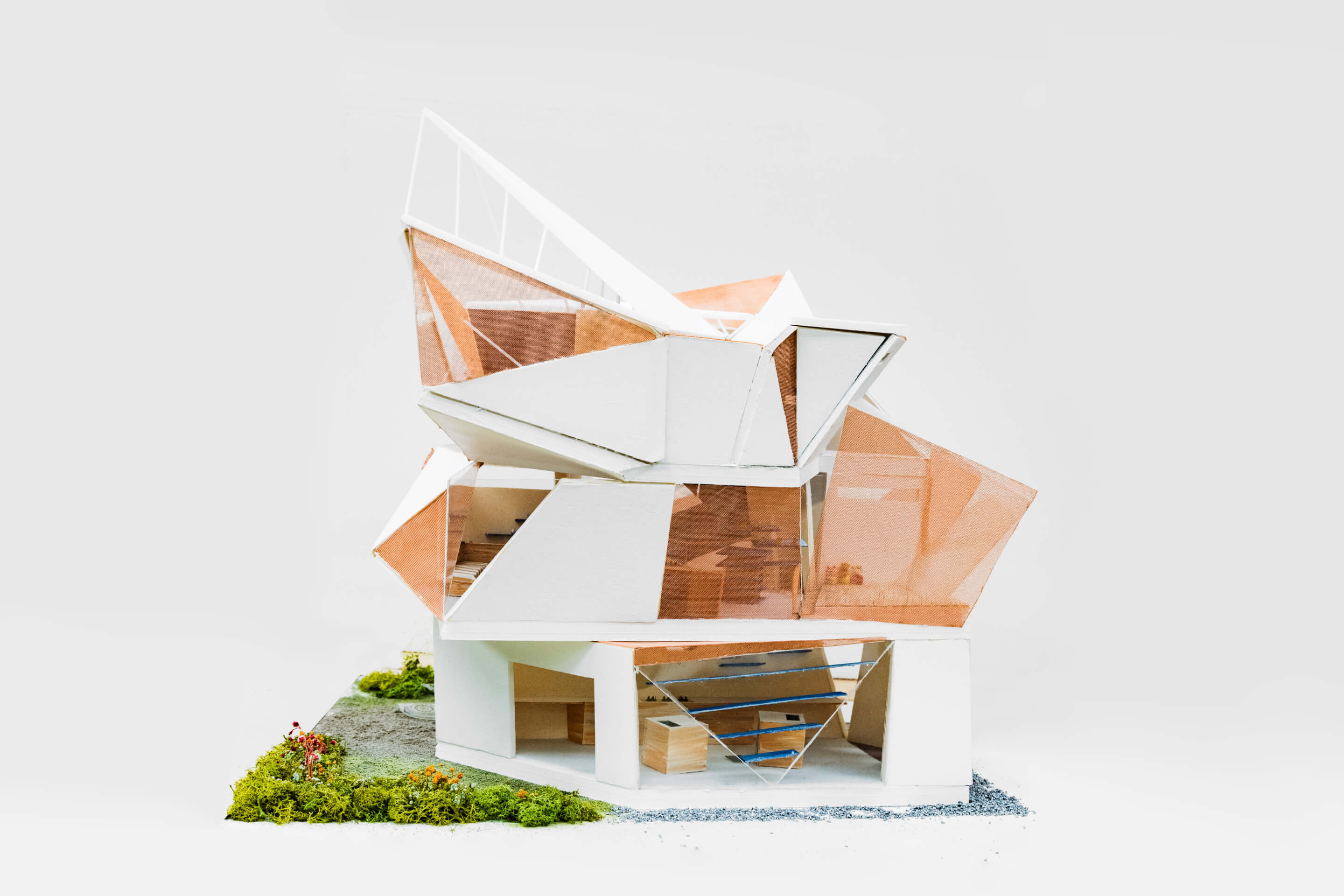 INT｜2年次｜Element 3｜住空間「断面に暮らす家」